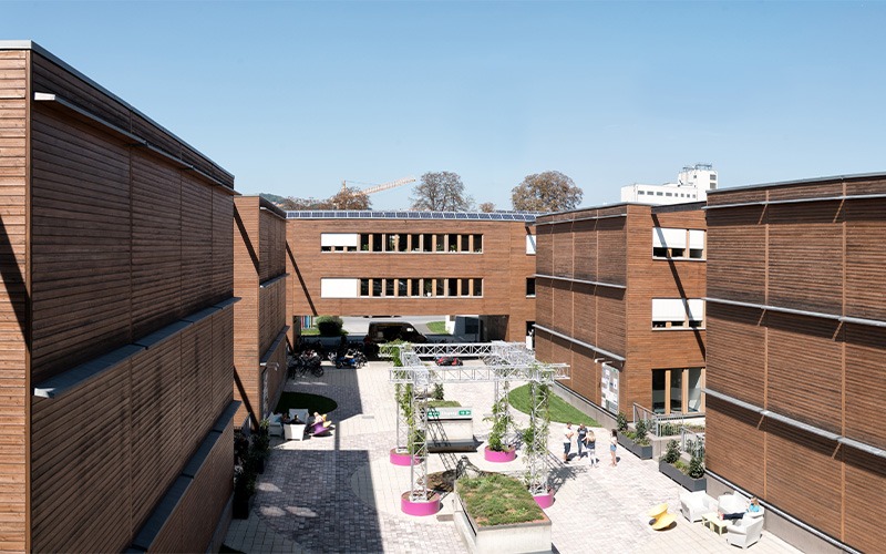 Smart Business Center Innenhof